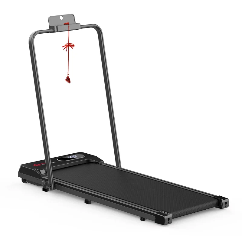 Loopband - Inklapbaar - 1-6 km/h - Wandelband - Pad - Wandel - Joggingmachine - met Afstandsbediening - 120 kg Gewichtslimiet - Thuisgymnastiek Eefening - Zwart