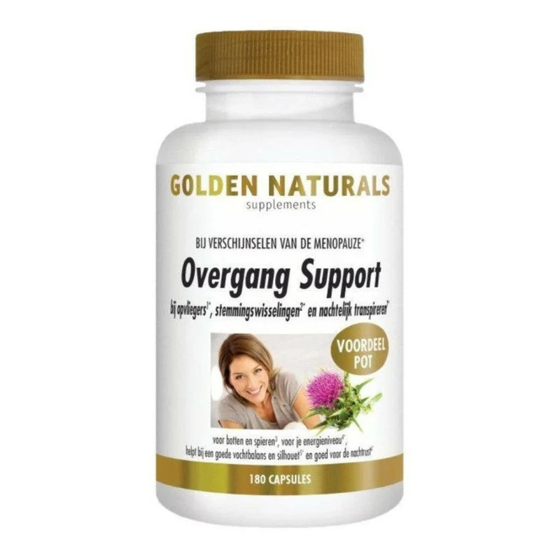 Golden Naturals Overgang Support (60 & 180 capsules)