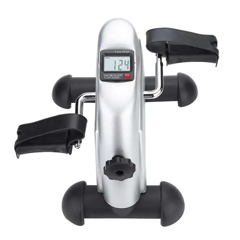 Draagbare Nieuwe Pedaaltrainer - Trainingshulpmiddel - Sportschool Binnen - 30,5 cm x 34,5 cm x 37,5 cm - Zilver