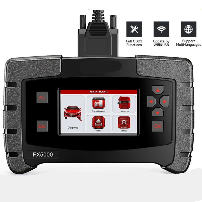 OBD2 Scanner - OBD - Uitleesapparatuur Auto - Diagnosecomputer - Storing Verwijderen - Auto Accessoires - Auto Uitlezen - Ondersteunt Meerdere Talen