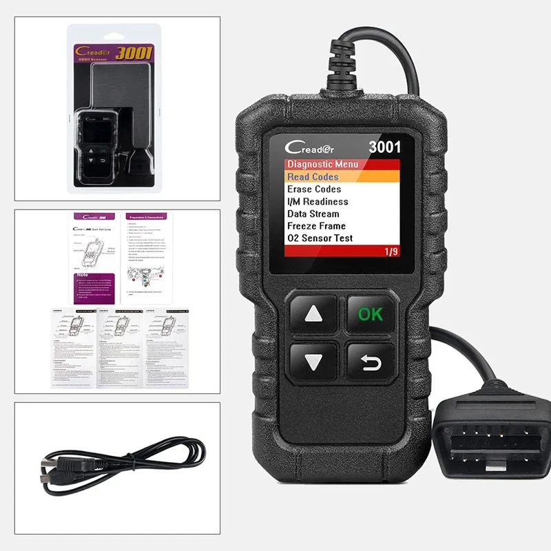 OBD Scanner - OBD2 - Auto Scanner - Auto uitlezen - Diagnose Apparatuur voor Auto's - OBD2 Auto Diagnose Scanner - Check Engine Reader - Multitaal - Gratis Updates