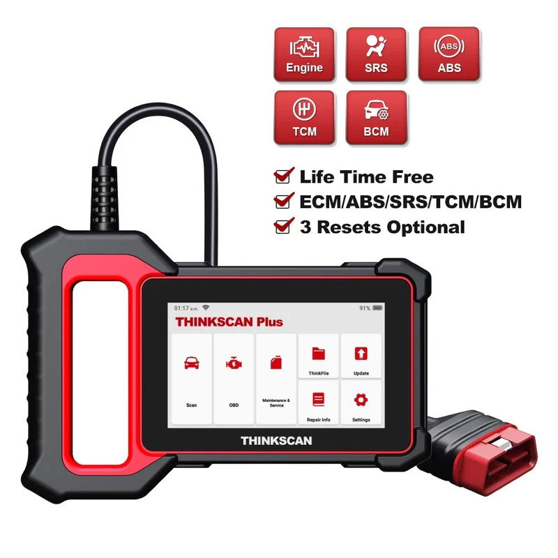 OBD Scanner - OBD2 - Auto Scanner - Auto uitlezen - Diagnose Apparatuur voor Auto's - ABS - SRS - ECM - Auto Diagnose - Code Reader - Bluetooth - Gratis Update
