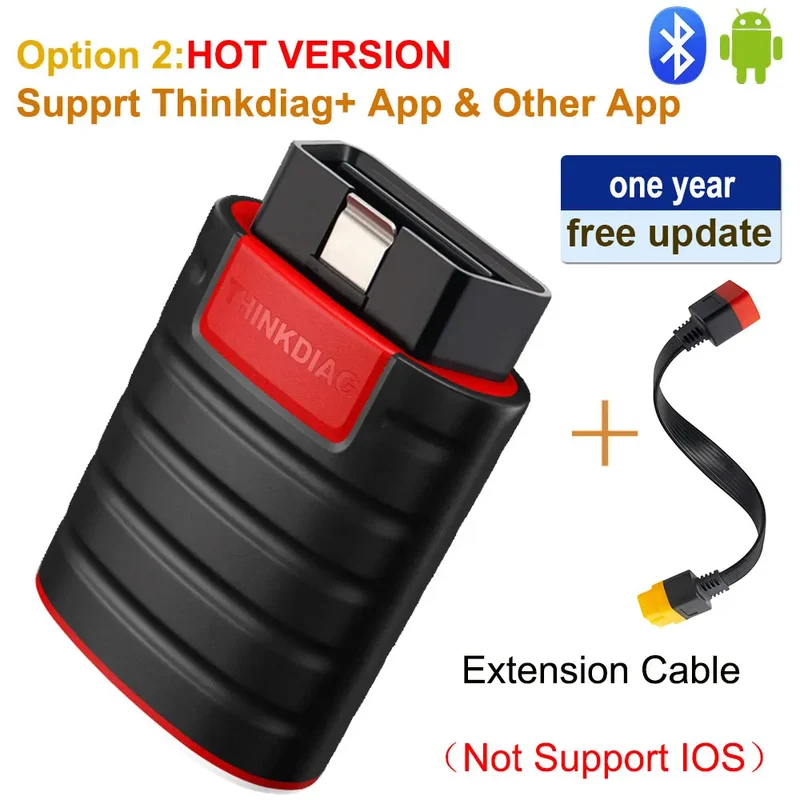 OBD Scanner - OBD2 - Auto Scanner - Auto uitlezen - Diagnose Apparatuur voor Auto's - All System Diagnostic Tool - ECU Coding - 16 Resets - Draadloos via Smartphone - Actieve Test - Voor 115 Automerken - Hot Versie - met Kable