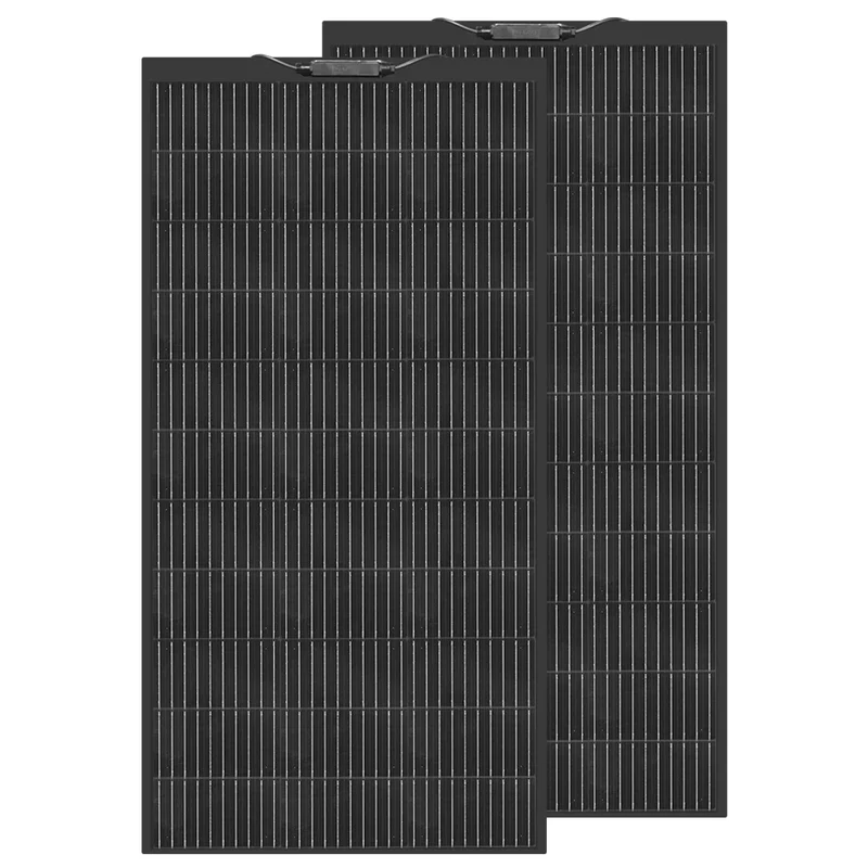 Zonnepaneel - Zonnepanelen - Monokristallijn - 120W - Flexibel - Voor Caravan - Camper - Boot of Thuisgebruik - 2 Stuks