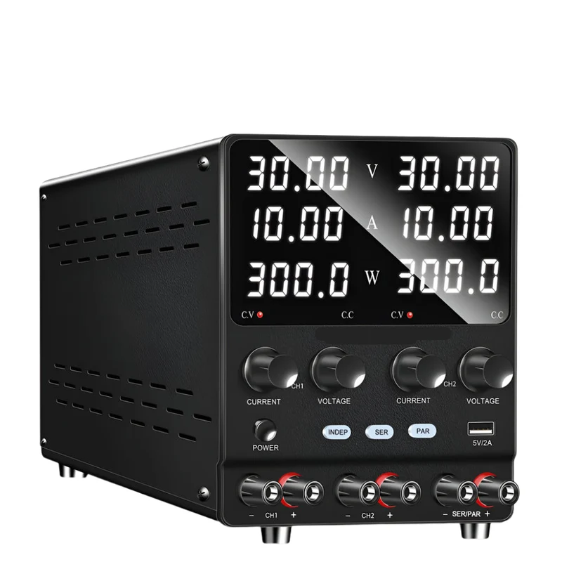 Labvoeding - Laboratorium Voeding - Power Supply - Powerbank - 30V 10A - 220V - Dual Output - Instelbare - Dubbele Uitgang – Precisie DC Voeding voor Elektronica & Testopstellingen