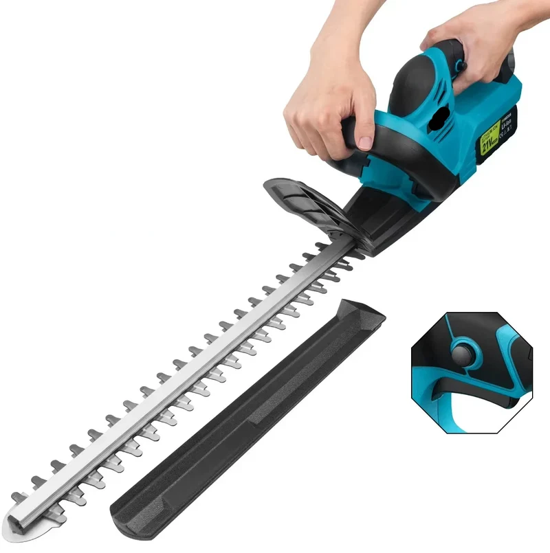 Heggenschaar Accu - Snoeischaar - Grasschaar - 20000RPM - 2000W - Brushless - Elektrische - Snoerloze Snoeischaar voor Struiken – Geschikt voor 18V Accu – Zonder Accu