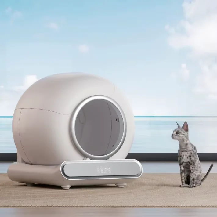 Slimme Kattenbak - Automatische Kattenbak - Kattenbak - Zelfreinigende - 65L - Grote - Geurcontrole - Sensorbewaking - voor Katten