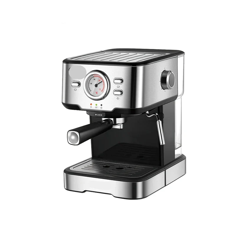 Espressomachine - 20 Bar - Compact Koffiezetapparaat - Semi automatisch - Espresso machine - 220V - RVS Koffiemachine - Stoompijpje & Display