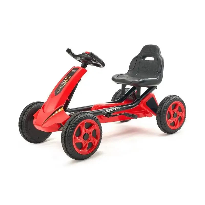 Kinder Go Kart - Skelter - Kart - 4-Wiel Off-Road - Pedal Kart - Verstelbare Zitting - voor Jongens & Meisjes - Voor Buiten