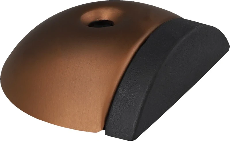 Oxloc DEURSTOPPER RVS BOLROND 56MM PVD BRONS