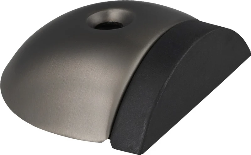 Oxloc DEURSTOPPER RVS BOLROND 56MM PVD GRIJS