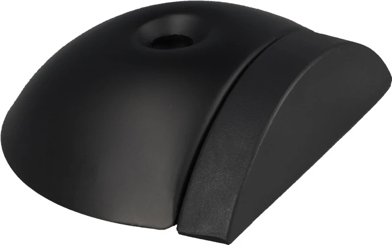 Oxloc DEURSTOPPER RVS BOLROND 56MM PVD ZWART