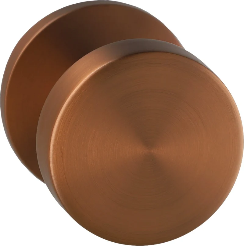 Oxloc VASTE KNOP RVS 52x6MM PVD BRONS