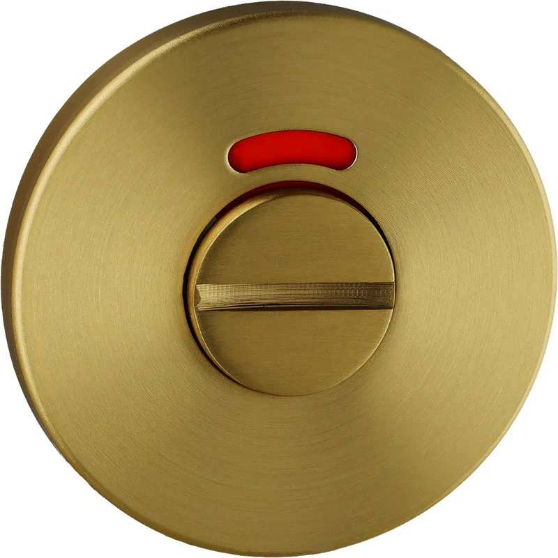 Oxloc WC ROZET RVS ROND 52x6MM PVD MESSING SET
