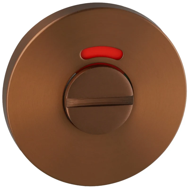 Oxloc WC ROZET RVS ROND 52x6MM PVD BRONS SET