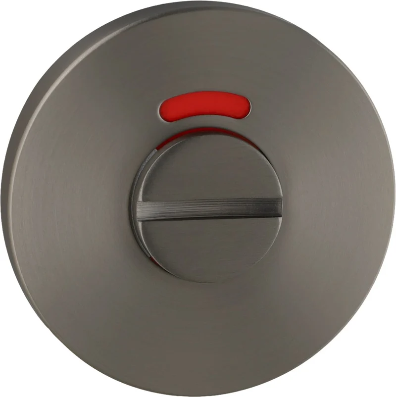 Oxloc WC ROZET RVS ROND 52x6MM PVD GRIJS SET