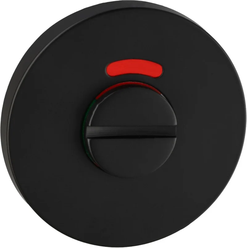 Oxloc WC ROZET RVS ROND 52x6MM PVD ZWART SET