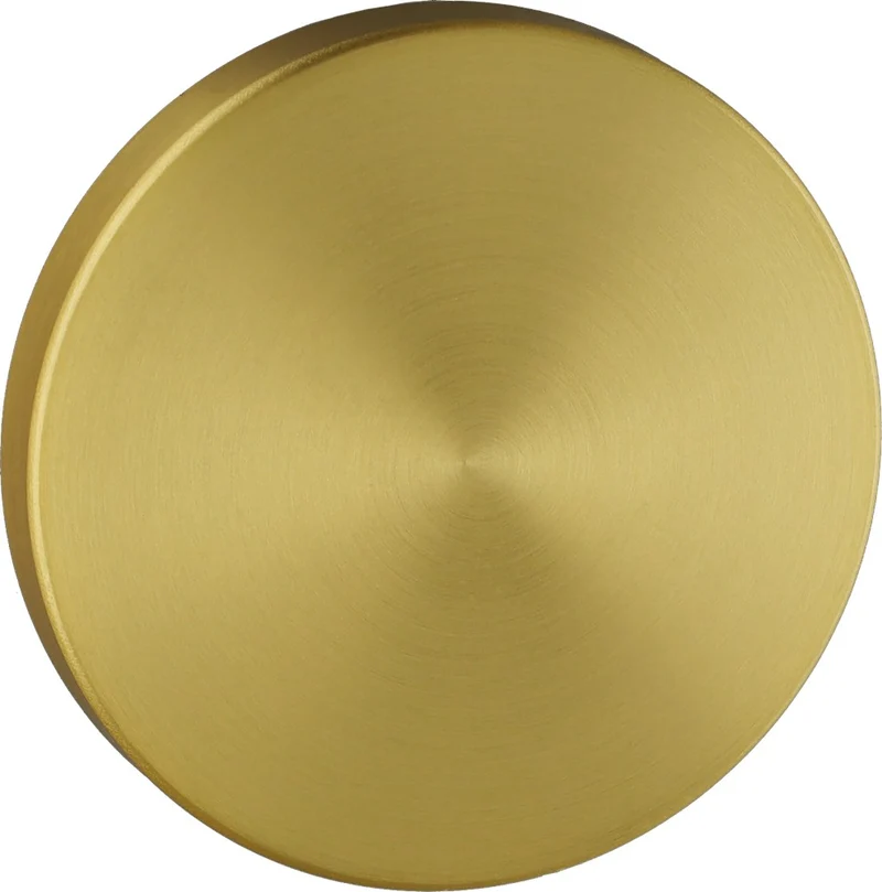 Oxloc ROZET BLIND RVS ROND 52x6MM PVD MESSING