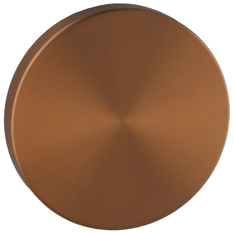 Oxloc ROZET BLIND RVS ROND 52x6MM PVD BRONS