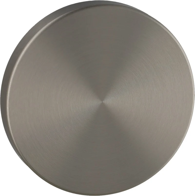 Oxloc ROZET BLIND RVS ROND 52x6MM PVD GRIJS