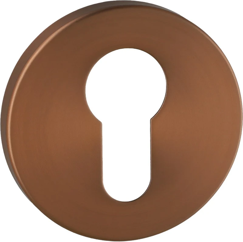 Oxloc PC ROZET RVS ROND 52x6MM PVD BRONS