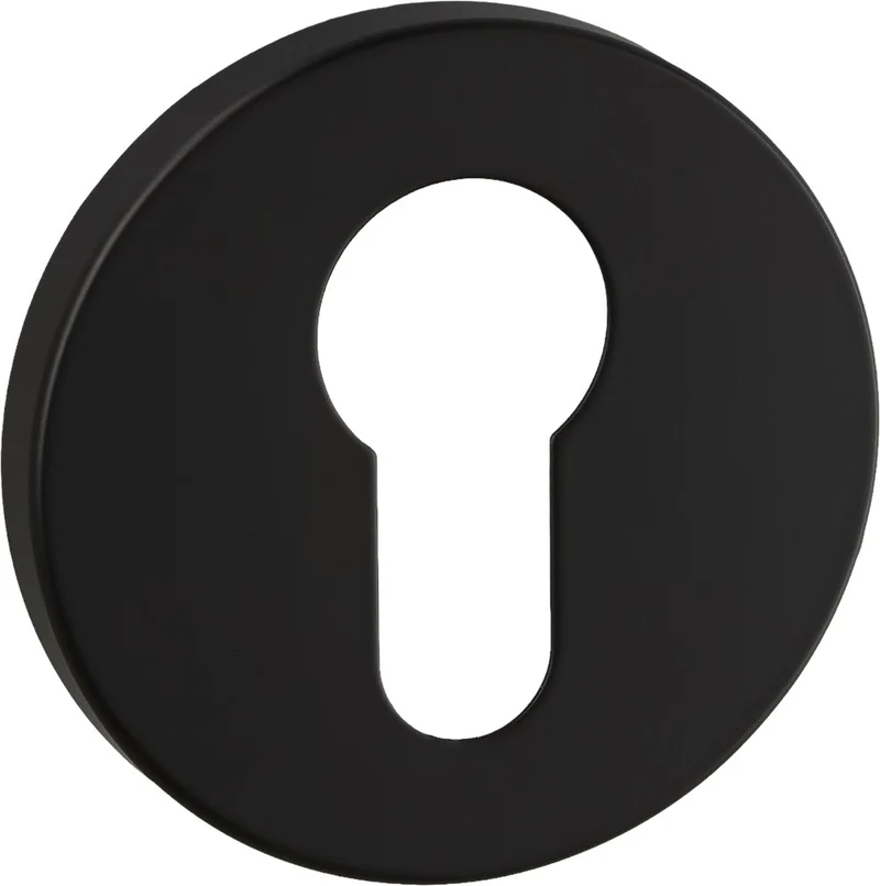 Oxloc PC ROZET RVS ROND 52x6MM PVD ZWART