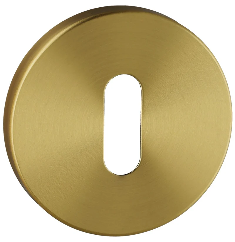 Oxloc SLEUTELROZET RVS ROND 52x6MM PVD MESSING