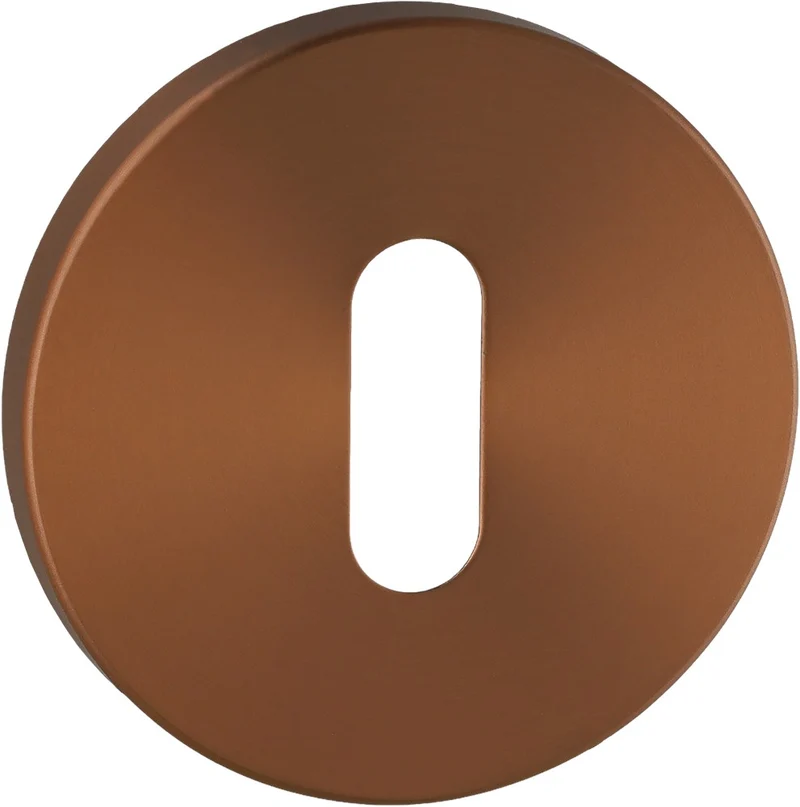 Oxloc SLEUTELROZET RVS ROND 52x6MM PVD BRONS