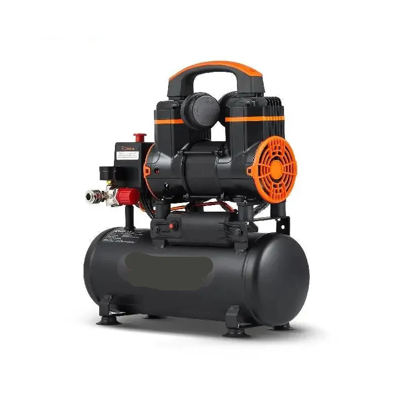 Luchtcompressor - Stille Compressor - Luchtpomp - Olievrije Draagbare Compressor - 18L - 900W - voor Huis, Werkplaats en Banden oppompen