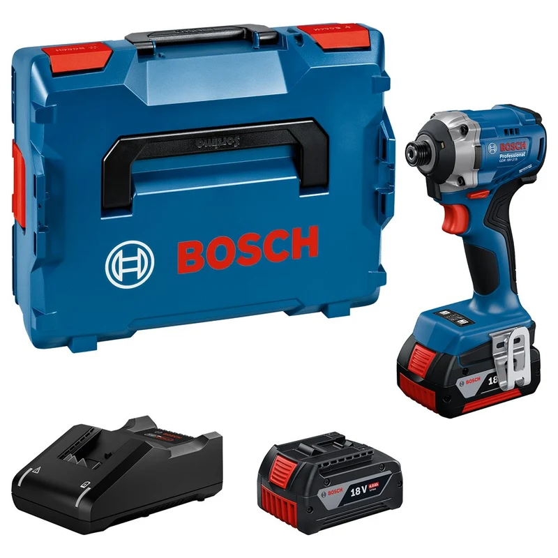 Bosch GDR 18V-215 2X 4,0 AH L-BOXX ACCUSLAGSCHROEVENDRAAIER