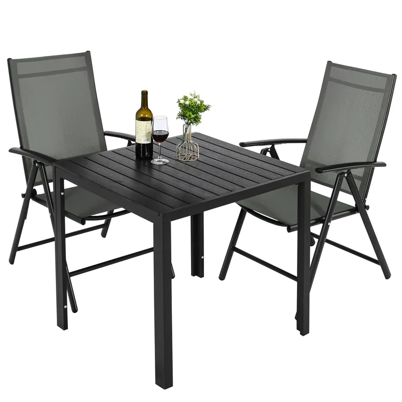 Tuinsets - Tuinstoelen - Tuintafel - Loungeset - Stoelen en Tafels - Zwart