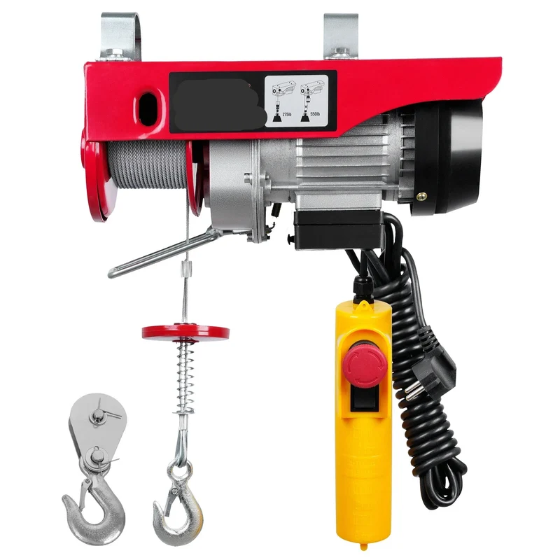 Takel - Kabeltakel - Kettingtakel - Lier - Kraan - Elektrische - Waterdicht - 250kg - Draagbare - met Bedrade Afstandsbediening - voor Garage, Auto of Boot