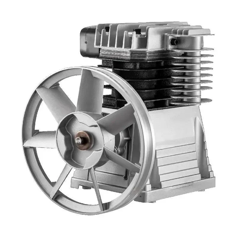 Luchtcompressorkop - Dubbele Cilinder - Oliekijkvenster - Ideaal voor Landbouw - Industrieel Gebruik - Druk 11 Bar - 2.2KW - 373L