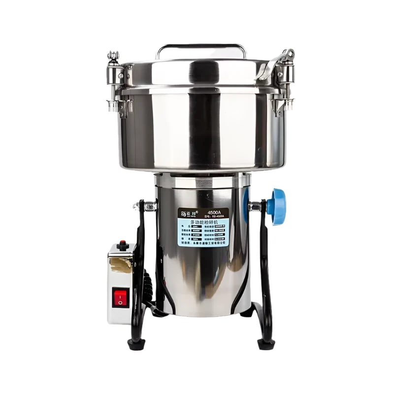 Kruidenmolen - Hakmolen - Specerijenmolen - Koffiemolens - Molen - 4500g - 220V - Swing Type - Elektrische - Ultra-fijne Grinder voor Kruiden en Droge Ingrediënten - Commerciële Kruidenmaler - Graanmolen