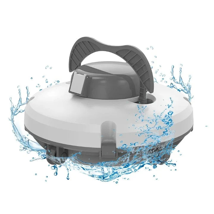 Zwembadstofzuigers - Zwembadrobot - Automatische Zwembadreiniger - met Automatisch Parkeren - IPX8 Waterdicht - Zwembadstofzuiger van 120 minuten - Huisdiervriendelijk - 5200mAh - 100-240V - Wit