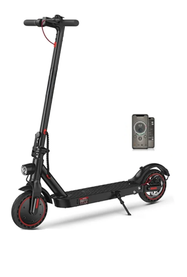 Scooter - Elektrische Step - E-Scooter - Opvouwbare - met Koplampen - Achterlichten - 8.5 Inch Honingraatband - 7.8Ah - 350W - 36V - 30km/h - 116 x 120 cm - Zwart