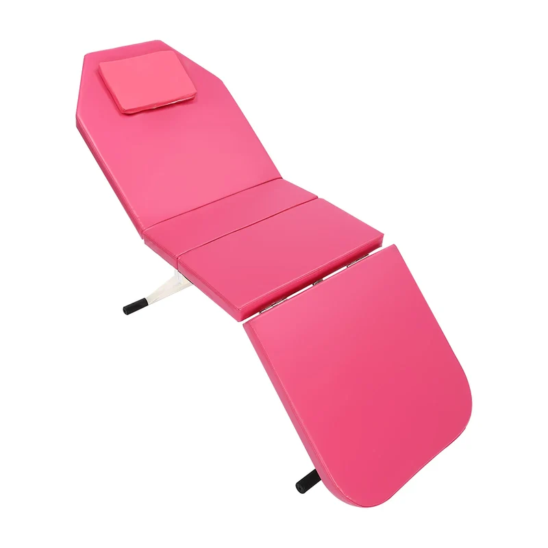 Opvouwbare Massagebed - Massagetafel - Behandeltafel - Tatoeagetafel - Slaapbank - voor Schoonheidssalons - en SPA's - Roze