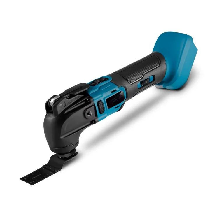 Oscillerende Multitool - Borstelloze - Multifunctionele Tool - Elektrische Zaag - Trimmer - Schop - Polijstmachine -Houtbewerking Tool - voor 18V-21V Batterij - met 1 Accu - 8500-24000PM - Blauw