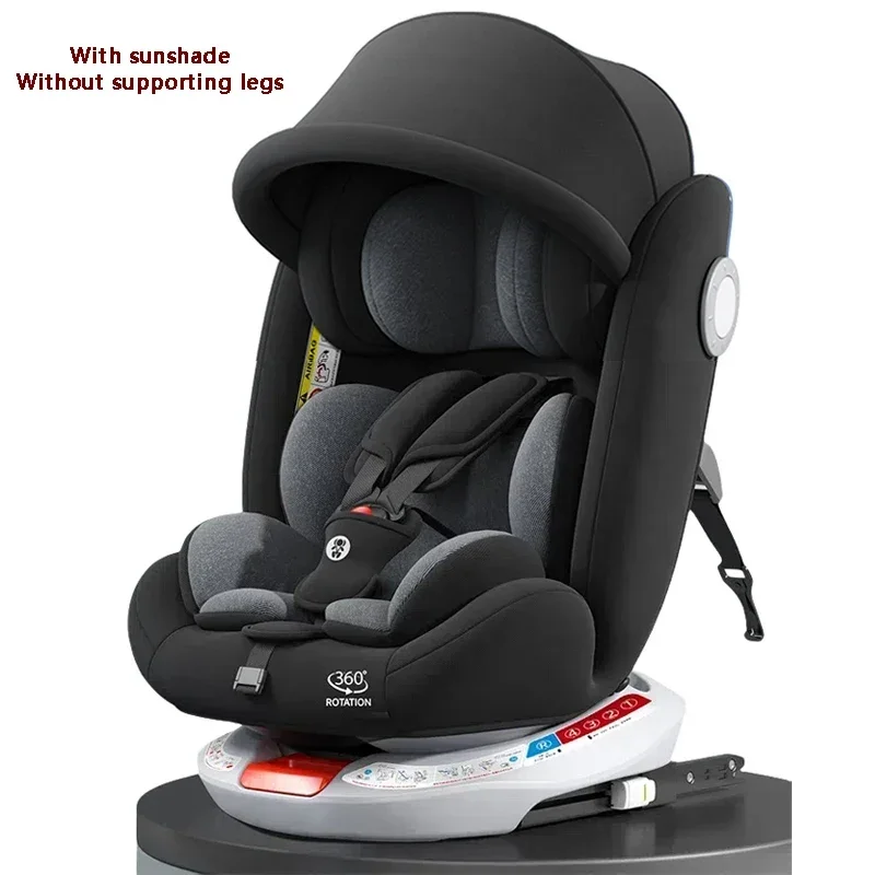 Baby Autostoel - Autostoeltjes - Autostoel Kinderen - Veiligheidszitje - Verstelbare Rugleuning - ECE Standaard - ISOFIX Bevestiging - Zwart