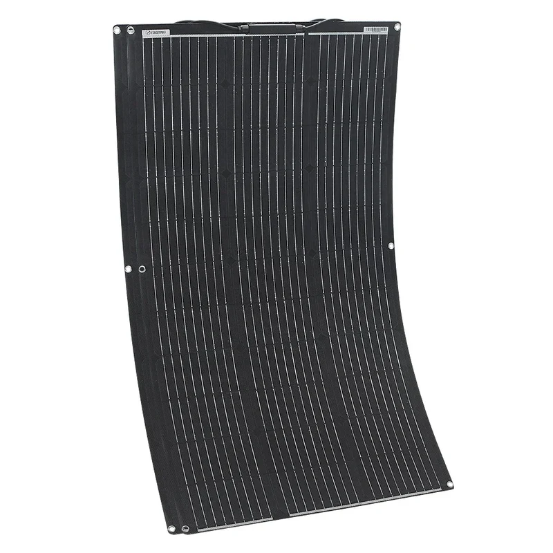 Zonnepaneel - Zonnepanelen - Monokristallijne - 200W - Duurzaam - Waterdicht - Flexibel - ETFE Zonnepaneel - 18V - 2 Stuks