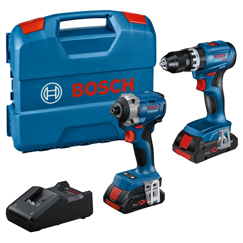 Bosch COMBISET 18V GSB+GDR+2X4+GAL ACCUTOOLKIT
