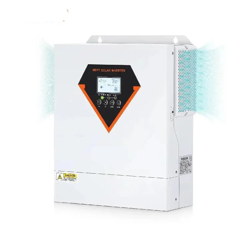 Omvormer - Inverter voor Zonnepanelen - Hybride Zonne-omvormer - 3500W - Pure Sine Wave Off-Grid Inverter met Acculader - 230V AC - Ondersteunt Zonnepaneel & Netstroom Opladen - Voor Zelfvoorzienende Energie
