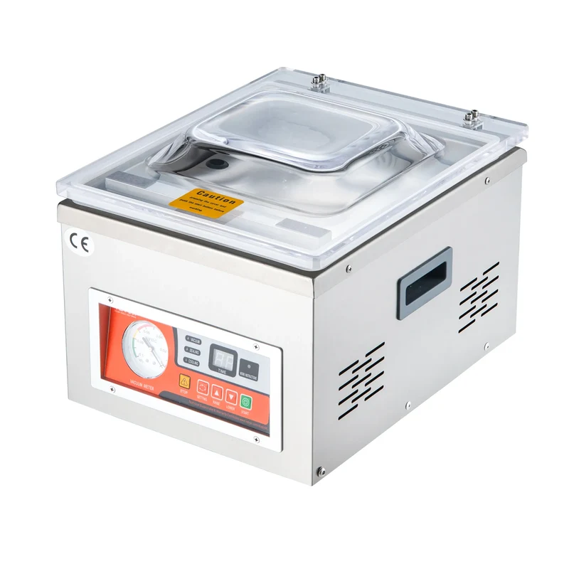 Vacumeermachine - Vacuümverpakkingsmachine - Vacuümmachines - Kamermodel Vacuümsealer - 260W - met 15,7" Seallengte - Commerciële - Foodsaver - Seal Apparaat - voor Nat Voedsel, Vlees en Marinades