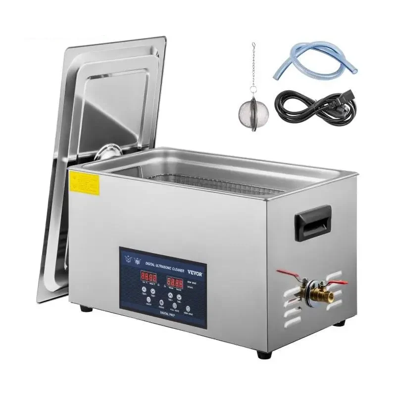 Ultrasoonreinigers - Reinigingsmachine - Ultrasonic Cleaner - Ultrasoon - 30L Tank – Dubbele Frequentie – Digitale Bediening – Draagbaar en Geschikt voor Thuisgebruik