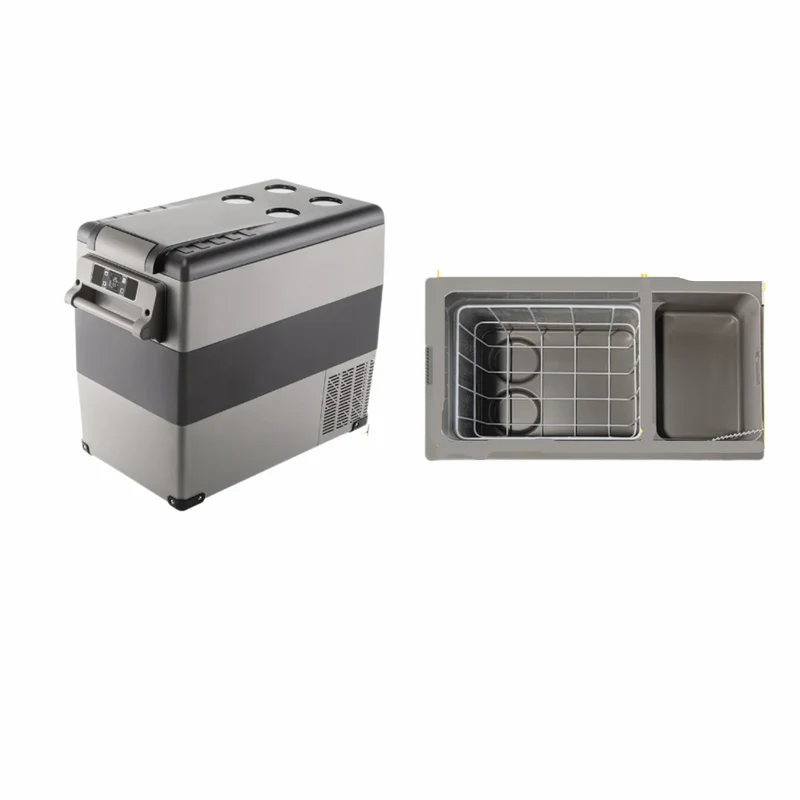 Auto Koelbox - Compressor Koelkast - Koelbox - Compressor Koelbox - Camping Koelkast - met Vriezerfunctie - 55L - 12V/24V & 230V AC - 45dB - -20°C tot +20°C - Voor Camping - Auto - Boot & Buitenactiviteiten