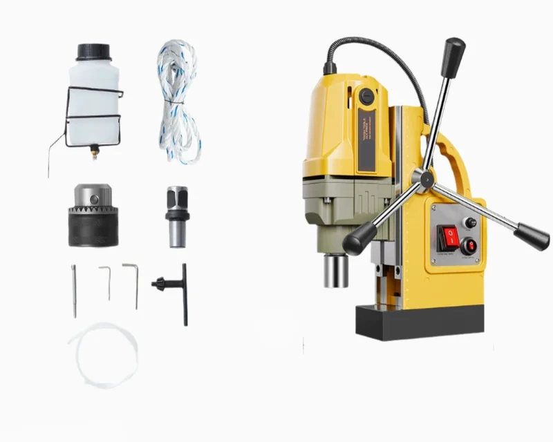 Magneetboormachine - Elektrische Boorpers - Industriële Kernboormachine - Magnetische Boormachine - Boormachine - 1400W - 50 mm Boordiameter 50 mm Boordiepte - Voor Staal en IJzer