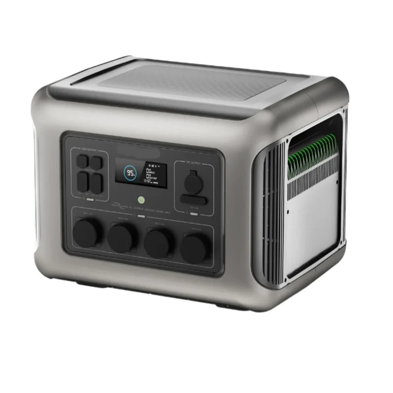 Powerstation - Generator - Aggregaat - Powerbank - Draagbare - 2016Wh - LiFePO4 Batterij - met 2500W AC Uitgang – Uitbreidbaar tot 20kWh voor Binnen en Buiten
