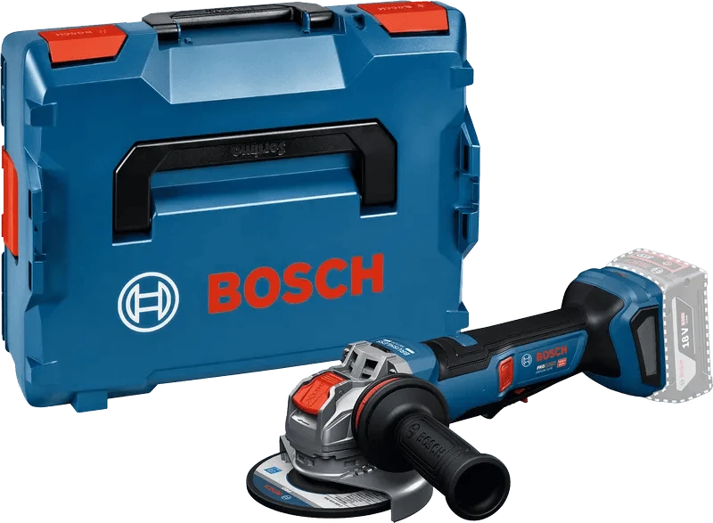 Bosch GWS18V-11PS Haakse Slijpmachine in L-Boxx - 06019N4301