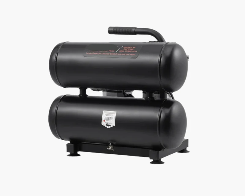 Stille Luchtcompressor - Airpress Compressor - Luchtcompressor Bandenpomp - Airpress - Elektrische Compressor - 650W - 80dB - Olievrije - 18 Gallon - Draagbare - Voor Auto Reparatie - Bandenvulling - Gereedschap
