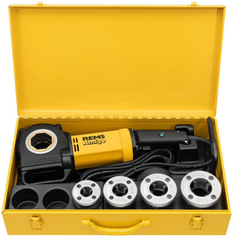 REMS Amigo Draadsnijmachine Set R 1/2+3/4+1+1 1/4 - 530020 R220G